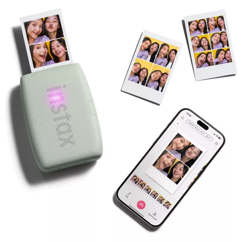 Fujifilm instax mini Link 3 EX D 16832156 printer, 800 x 600 DPI, afdrukken van 6,2 x 4,6 cm, Bluetooth, saliegroen