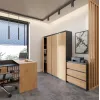RS-80 HEMN OFFICE stellingkast, antraciet/artisan eiken