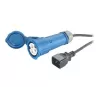 APC netkabel, C20 naar IEC309 (16A), 2,5 m, 2,5 m, 230 V, 16 A
