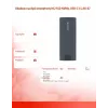 M.2 SSD-behuizing SAVIO AK-67 grijs, USB 10 Gbit/s, ondersteuning voor enkele M.2-schijven