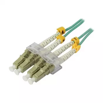 Glasvezel-2-fiber-patchkabel 15m LC-LC - 50/125um - OM3 - AD=2mm - Synergy 21