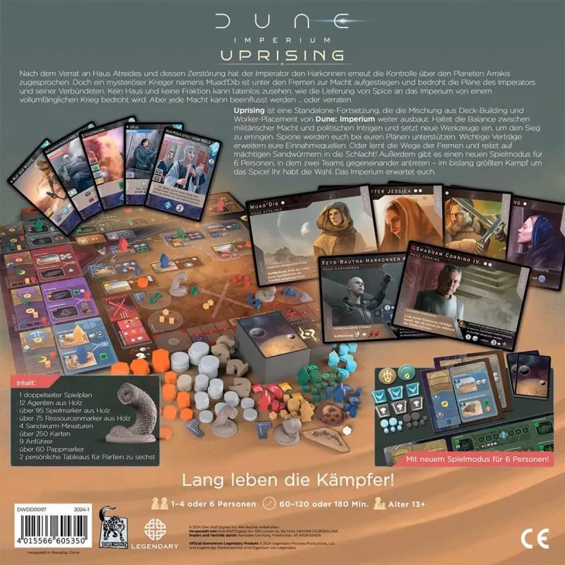 Dune: Imperium - Uprising, bordspel