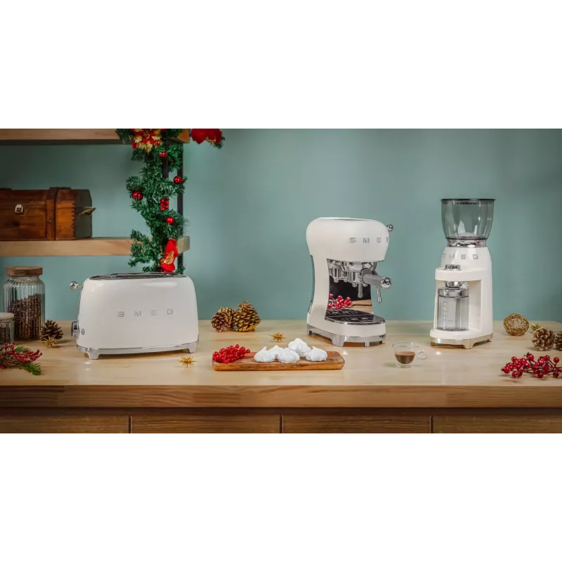 SMEG koffiemachine crème