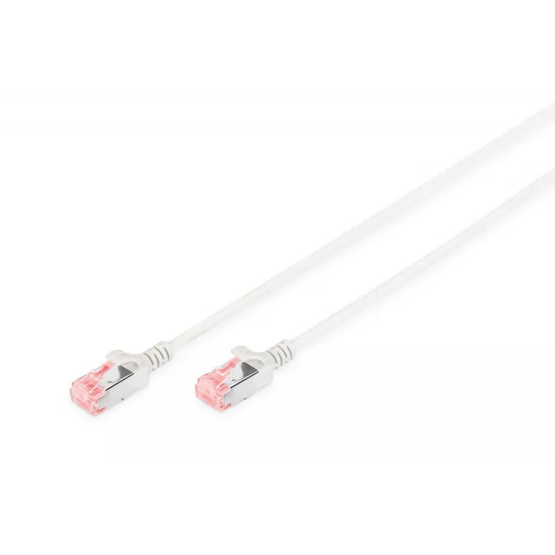 Netwerkkabel Digitus CAT 6 U/FTP slank patchkabel RJ-45 Cat6 2m grijs