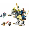 LEGO NINJAGO set 71843 Rogue's Mech Dragon Rider — 584 onderdelen, 4 minifiguren, 190 mm modelhoogte