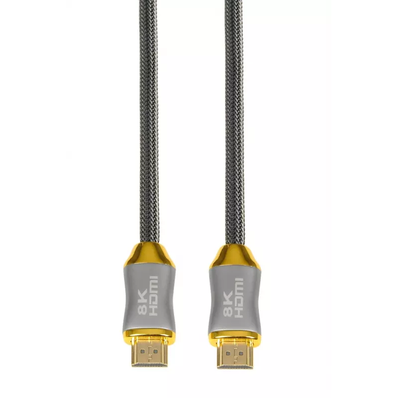HDMI-kabel IBOX HD08 2 m, HDMI Type-A stekker-stekker, HDMI 2.1, zilver