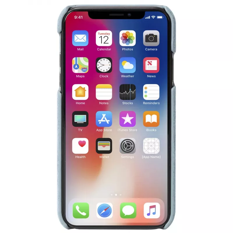 Hoesje Krusell Broby iPhone XS Max 16,5 cm (6,5 inch) blauw