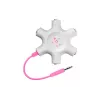 Belkin F8Z274BT - groen - wit - 1x 3,5mm - 5x 3,5mm - male - female