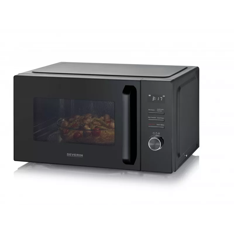SEVERIN MW 7798 combimagnetron, tafelmodel, 29 l, 900 W, zwart, 315 mm draaiplateau