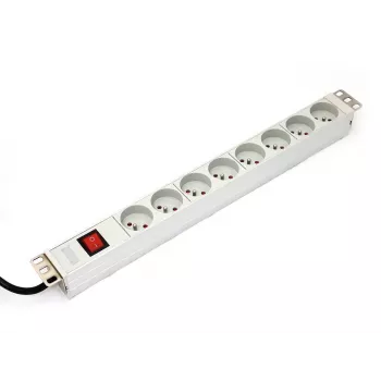 DIGITUS Professional A-19-STRIP-2-IMP – stroomverdeeleenheid (rack – rackmonteerbaar) – wisselstroom 250 V – ingangsvoeding – uitgang