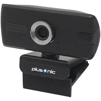 USB-webcam Plusonic PSH037v2 1080p HD, USB-aansluiting, ingebouwde microfoon