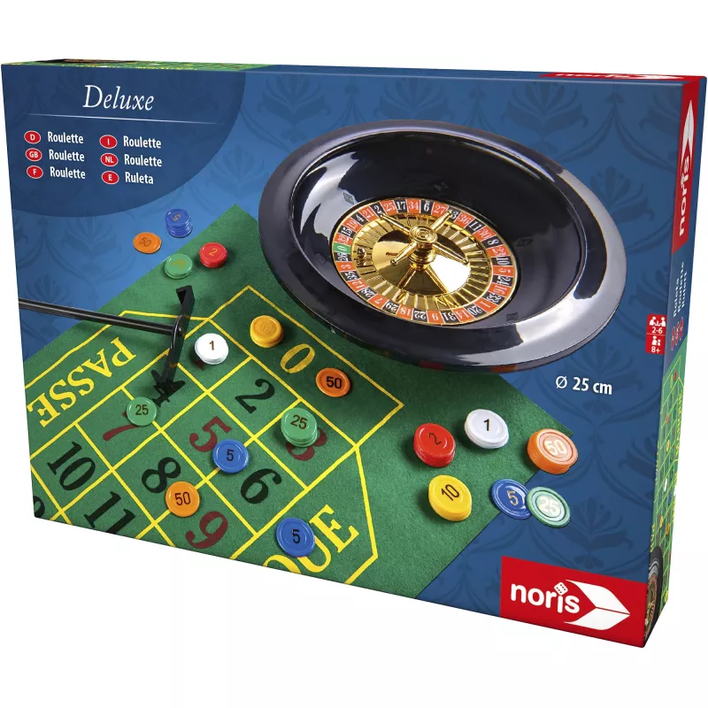 Deluxe-set - Roulette 25 cm, bordspel