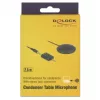 Tafelmicrofoon DeLOCK 65873 zwart