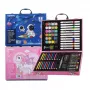 Kunstkleurstel Extralink Blue Astronaut — 88 delen (kleuren, penselen, accessoires)