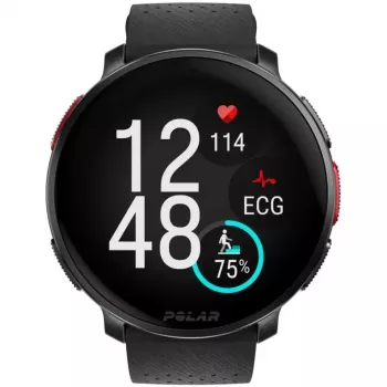 Polar Vantage V3 - aluminium - sporthorloge met bandje - silicone - display 3,5 cm (1,39 inch) - 32 GB - Bluetooth - 57 g - Night Black (900108890)