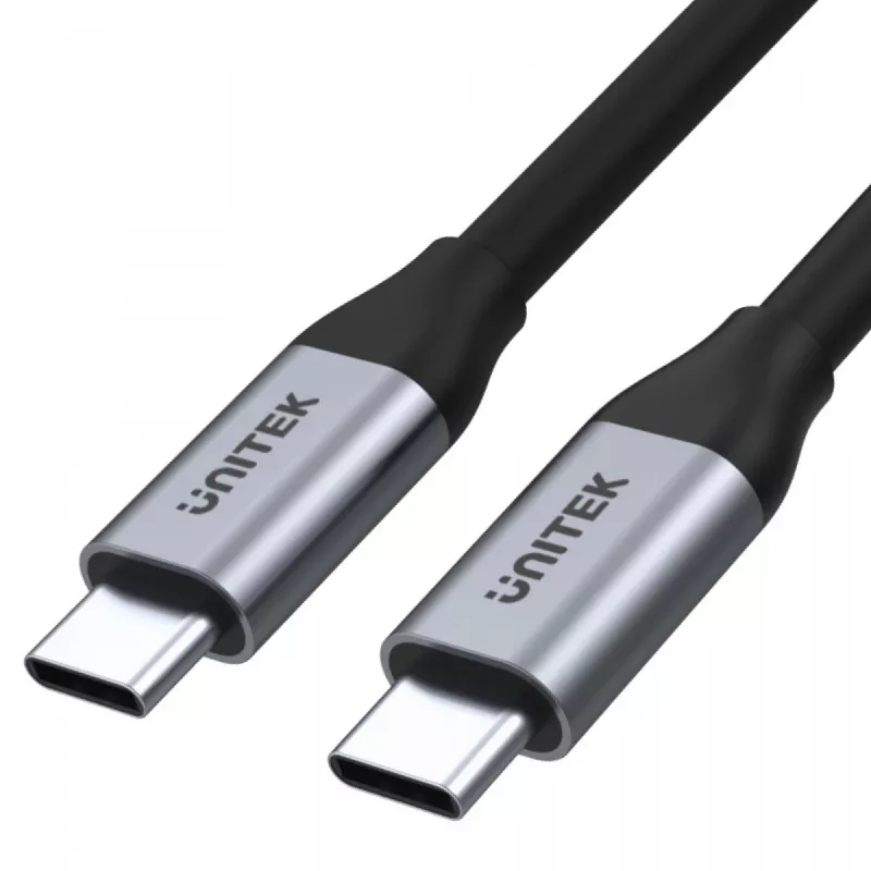 UNITEK C14091ABK USB-kabel USB 3.2 Gen 2 2m USB-C zwart