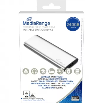 Externe solid-state-drive MediaRange 240 GB M.2 USB Type-C MR1101