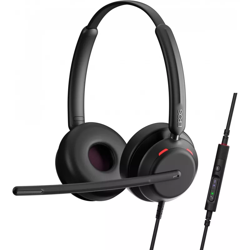 EPOS IMPACT 760T - headset - on-ear - bedraad - USB-C - zwart - gecertificeerd voor Microsoft Teams (1001214)