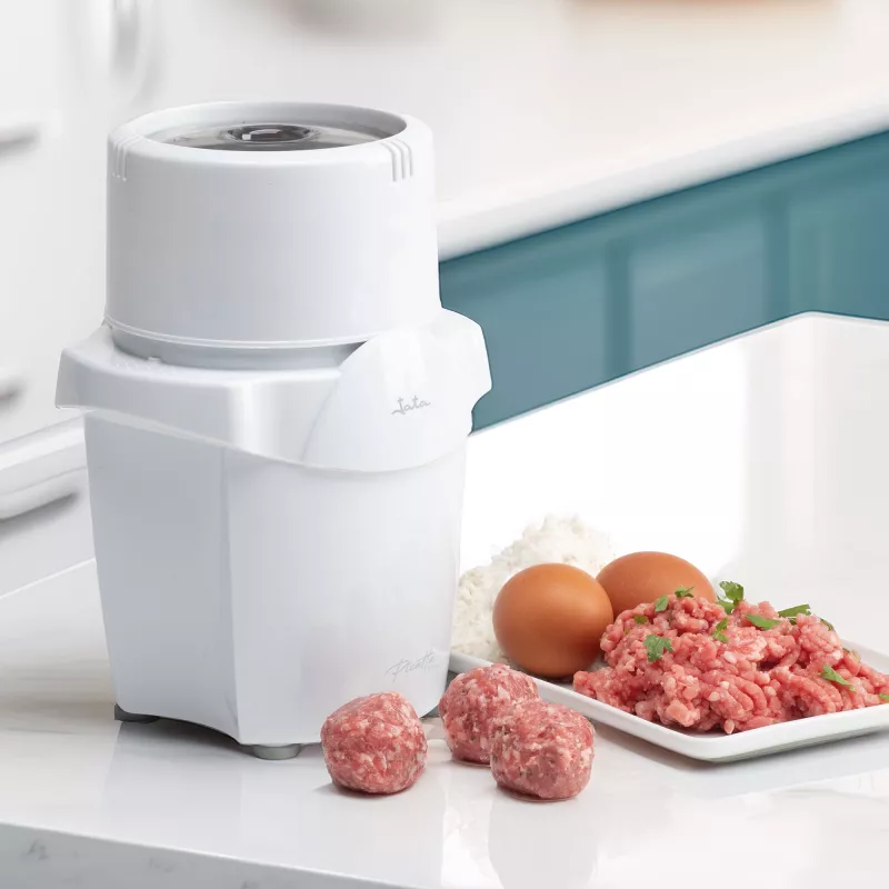 Snijmachine Jata JEPC1123 — compacte elektrische snijmachine voor vleeswaren en kaas, instelbare snijdikte
