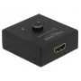 DeLock HDMI 2-1 bidirectioneel 4K 60 Hz compact - retail box - video-/audioswitch - 2 x HDMI - desktop (64072)