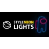 Decoratieve neon-ledlamp MANTA SNL27BLT Style Neon Lights ASTRONAUT, plug-and-play tafel-wand-ledaccentlamp