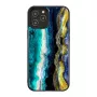 iKins hoesje voor Apple iPhone 12 / 12 Pro — paars agaatpatroon