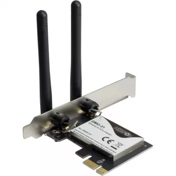 Inter-Tech DMG-31 - inbouw - draadloos - PCI Express - Wi-Fi - Wi-Fi 4 (802.11n) - 300 Mbit/s (88888147)