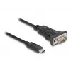 DeLOCK adapter USB Type-C naar RS-232 D-Sub 9-pins stekker 0,25 m