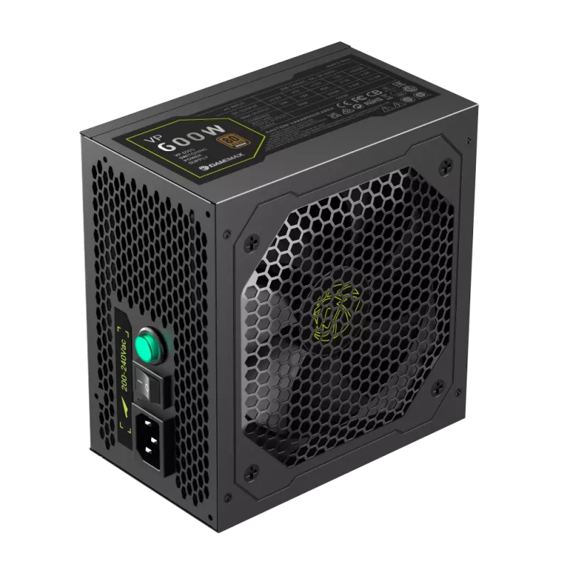 Gamemax voeding, 80 PLUS, Standard | VP 600S | 600 W