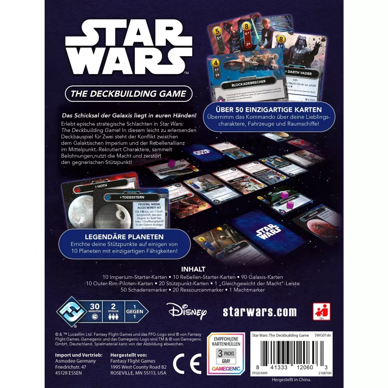 Star Wars: Het deckbuildingspel, kaartspel