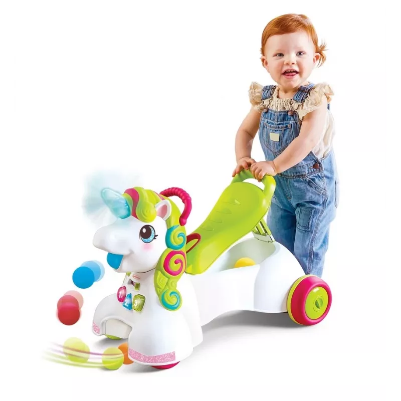 Ride-on, Pusher 3in1 - eenhoorn