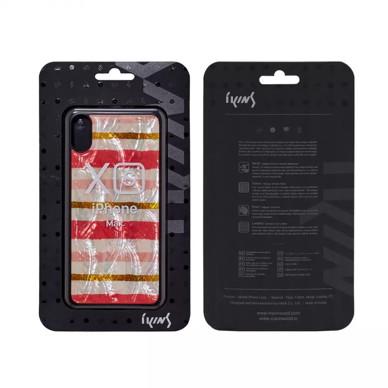 Telefoonhoesje iKins voor iPhone XS Max — zwart, shortcake-design