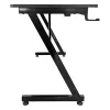 Computertafel Subsonic SA5706 zwart recht PVC 120x60 cm