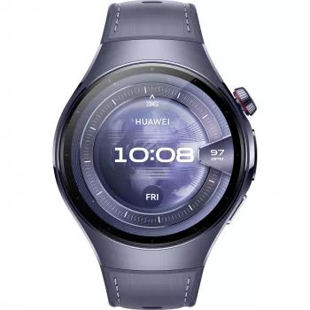 Watch 5 46mm (Rates-L39L), smartwatch grijs/paars, composiet horlogeband in grijs-paars, behuizing van titanium