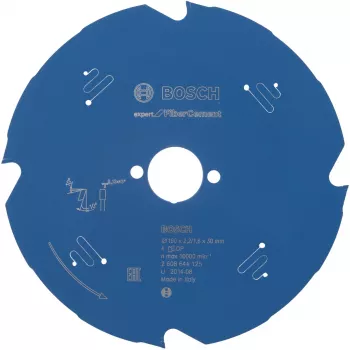 Cirkelzaagblad Expert voor vezelcement 190 mm 4T boring 20 mm voor handcirkelzagen