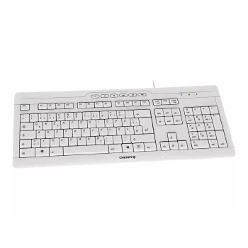 CHERRY STREAM 3.0 toetsenbord office USB Zwitsers grijs