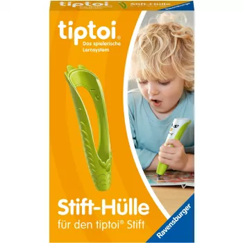 tiptoi pin-hoesje om te wisselen in groen, beschermhoesje groen