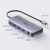 UNITEK actieve hub USB-C 10GBPS,M.2,HDMI, PD 100W