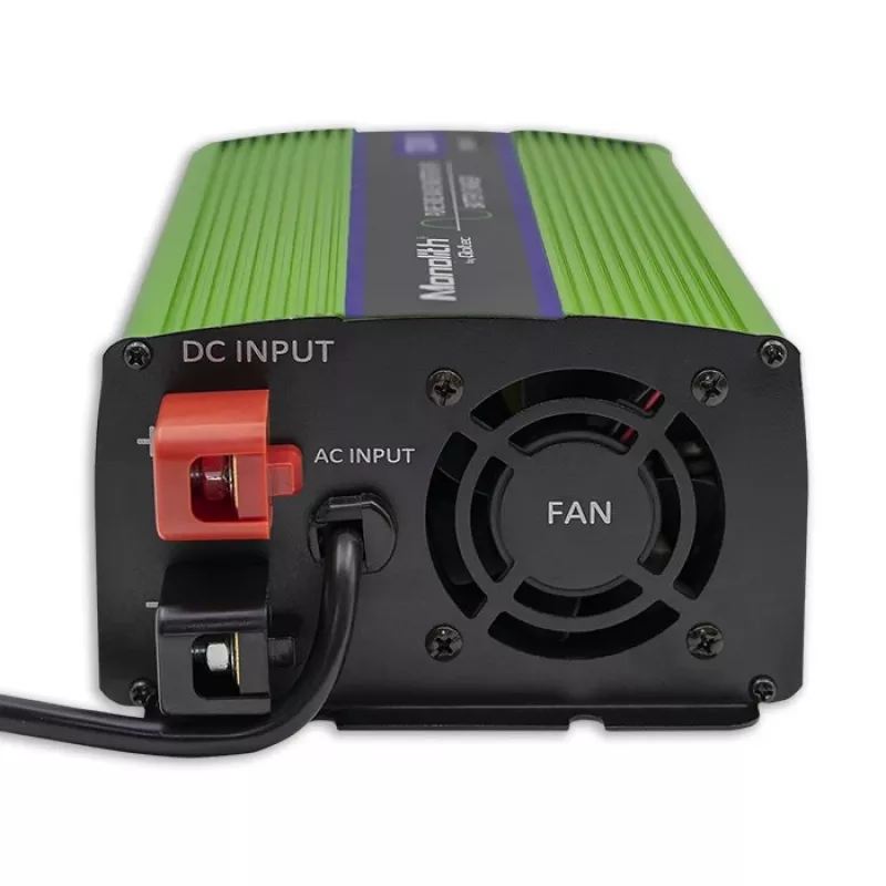 Auto-omvormer Qoltec Monolith 1200 W groen 12 V