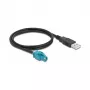 HSD Z kabel bus naar USB 2.0 Type-A stekker 1m DeLOCK