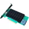 HighPoint Rocket 710L 8x poort naar PCIe 3.0 x8 12Gb/s SAS DAS - Serial Attached SCSI (SAS) - SAS1
