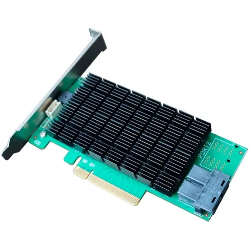 HighPoint Rocket 710L 8x poort naar PCIe 3.0 x8 12Gb/s SAS DAS - Serial Attached SCSI (SAS) - SAS1