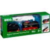Brio batterij-aangedreven stoomlocomotief met watertank, vanaf 3 jaar