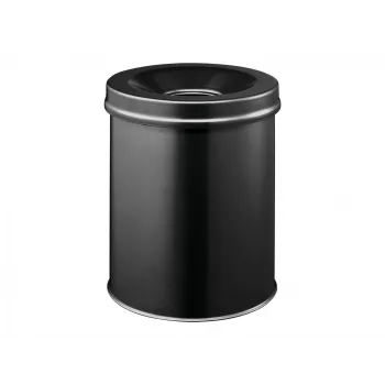 Ronde stalen afvalemmer Durable 3305-01 15L