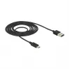 USB-kabel DeLOCK 83850 USB 2.0 2m USB A naar Micro-USB B zwart