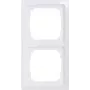 Eltako 2-voudig frame wit (glanzend) 30055827