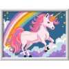 Schilderen-op-nummer-set Ravensburger CreArt roze eenhoorn schilderen