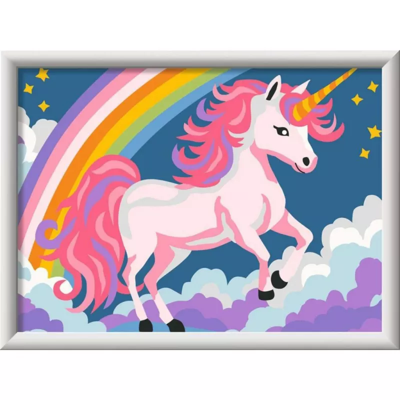 Schilderen-op-nummer-set Ravensburger CreArt roze eenhoorn schilderen
