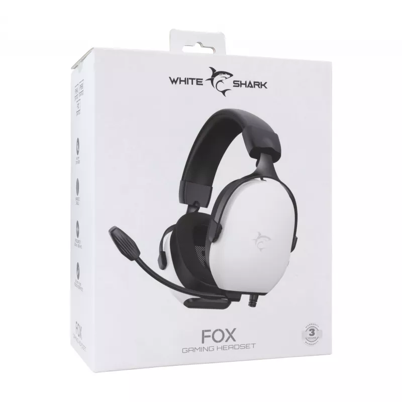 Hoofdtelefoon White Shark GH-2445 Fox wit