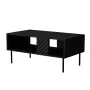 Salontafel Cama Meble LUCCA 1000×550×460 mm rechthoekig zwart